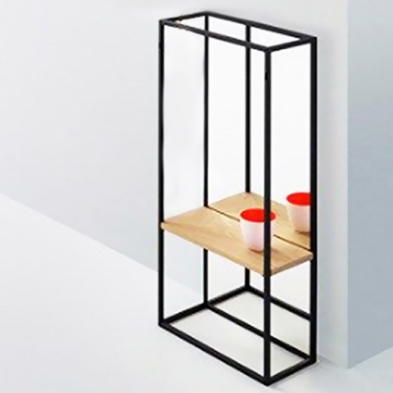 Mirror with a shelf made of steel blade 60x90x12cm