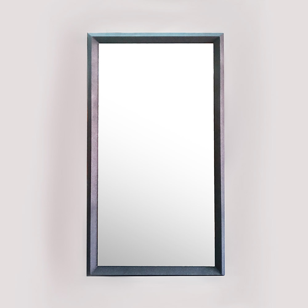 Mirror 45x90cm with metal frame made of steel corner blade