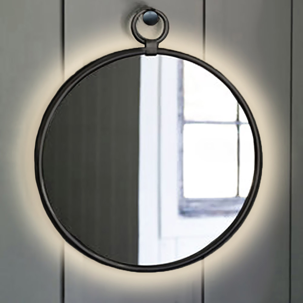 Mirror Ø60cm - Ø90cm with solid steel round blade