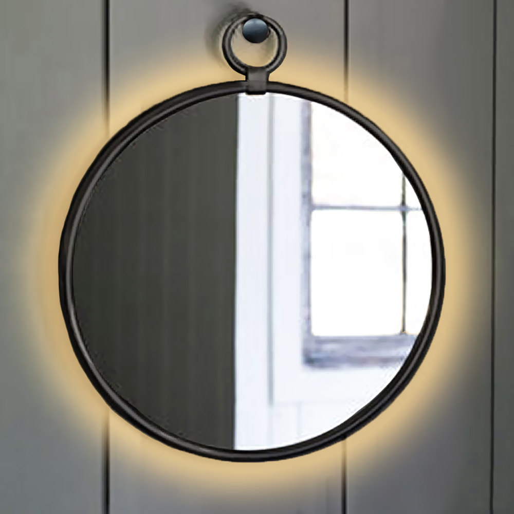 Mirror Ø60cm - Ø90cm with solid steel round blade