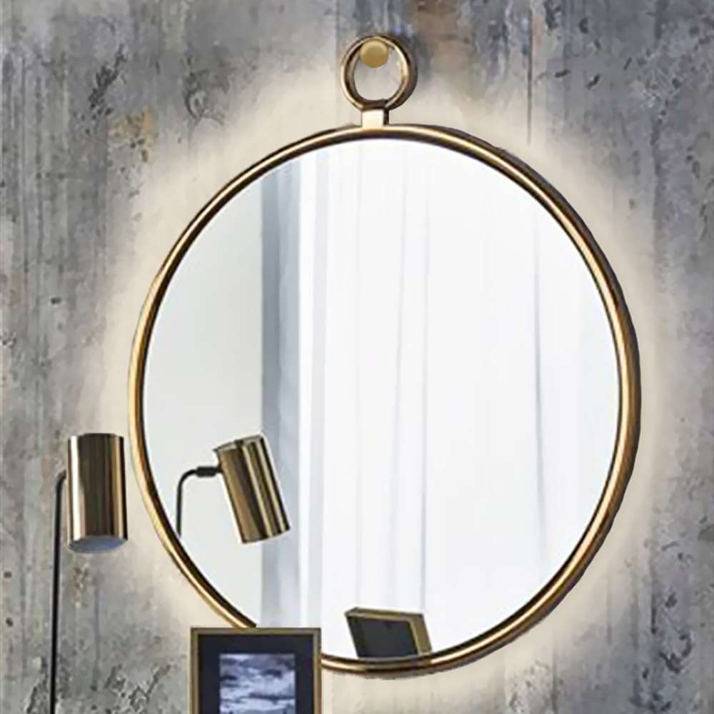 Mirror Ø60cm - Ø90cm with solid steel round blade