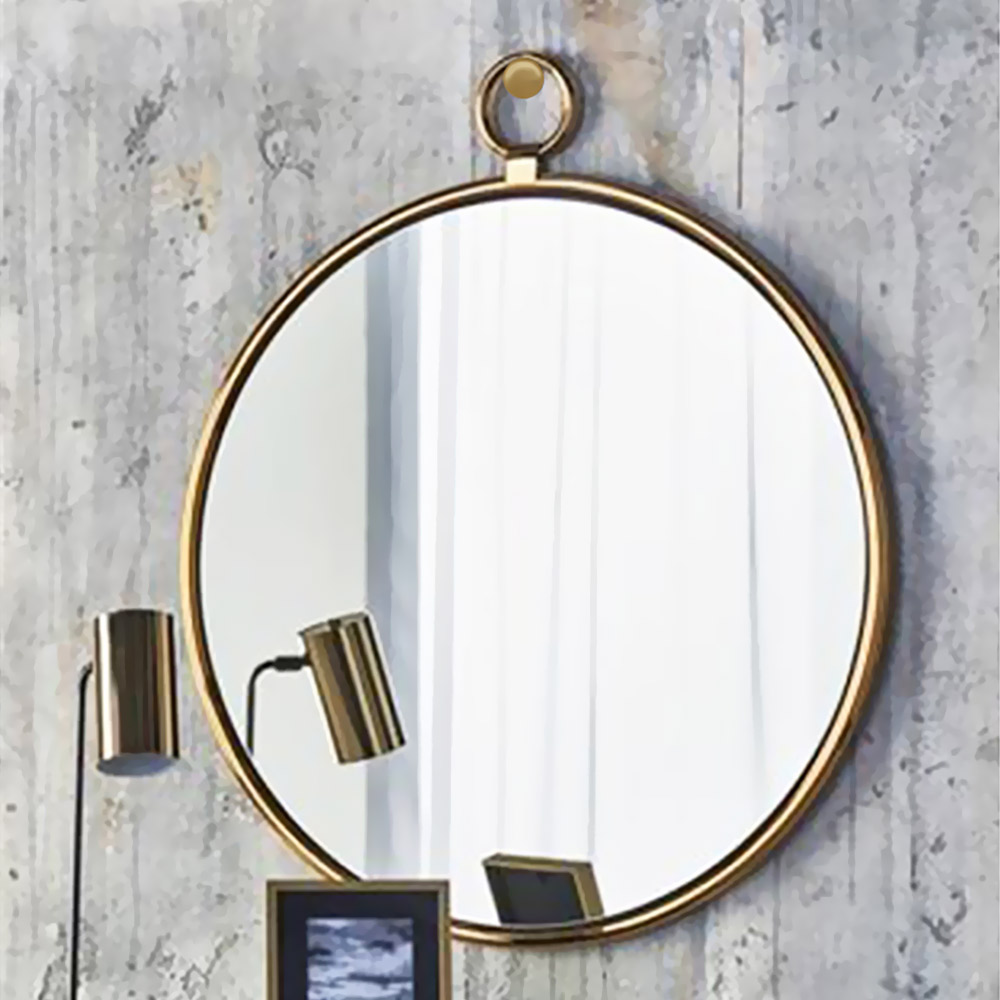 Mirror Ø60cm - Ø90cm with solid steel round blade