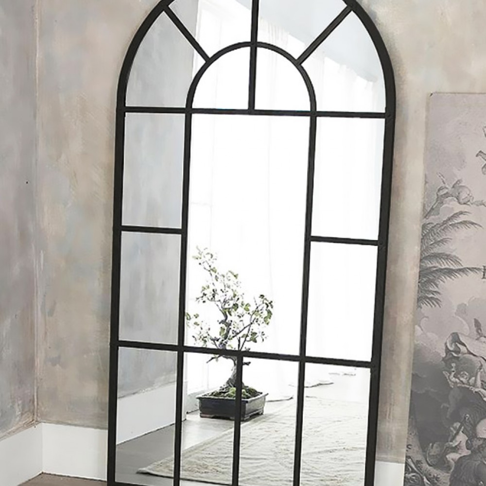 Floor mirror 90x200cm with metal