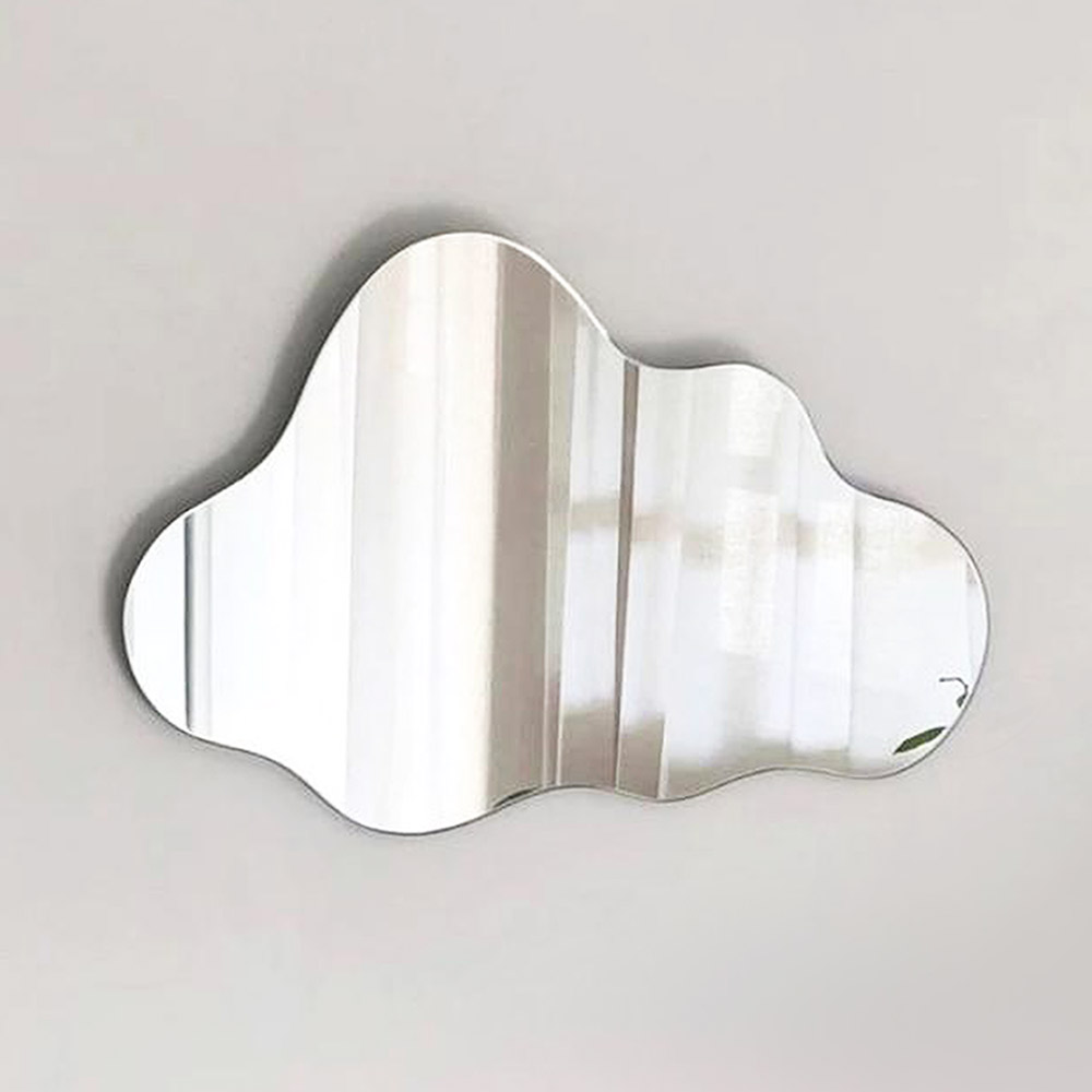 Cloud-shaped wall mirror 100x60cm - 120x80cm