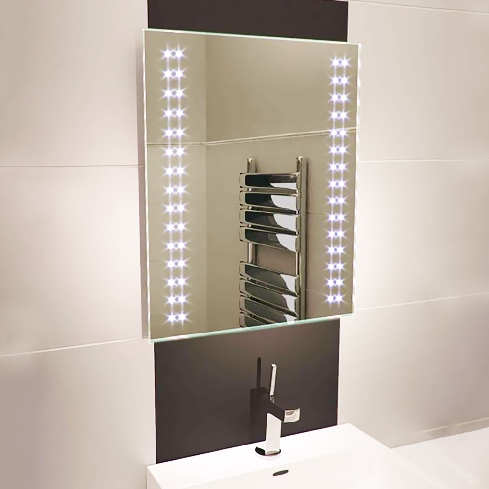 LED mirror 60X80cm illuminated left - right