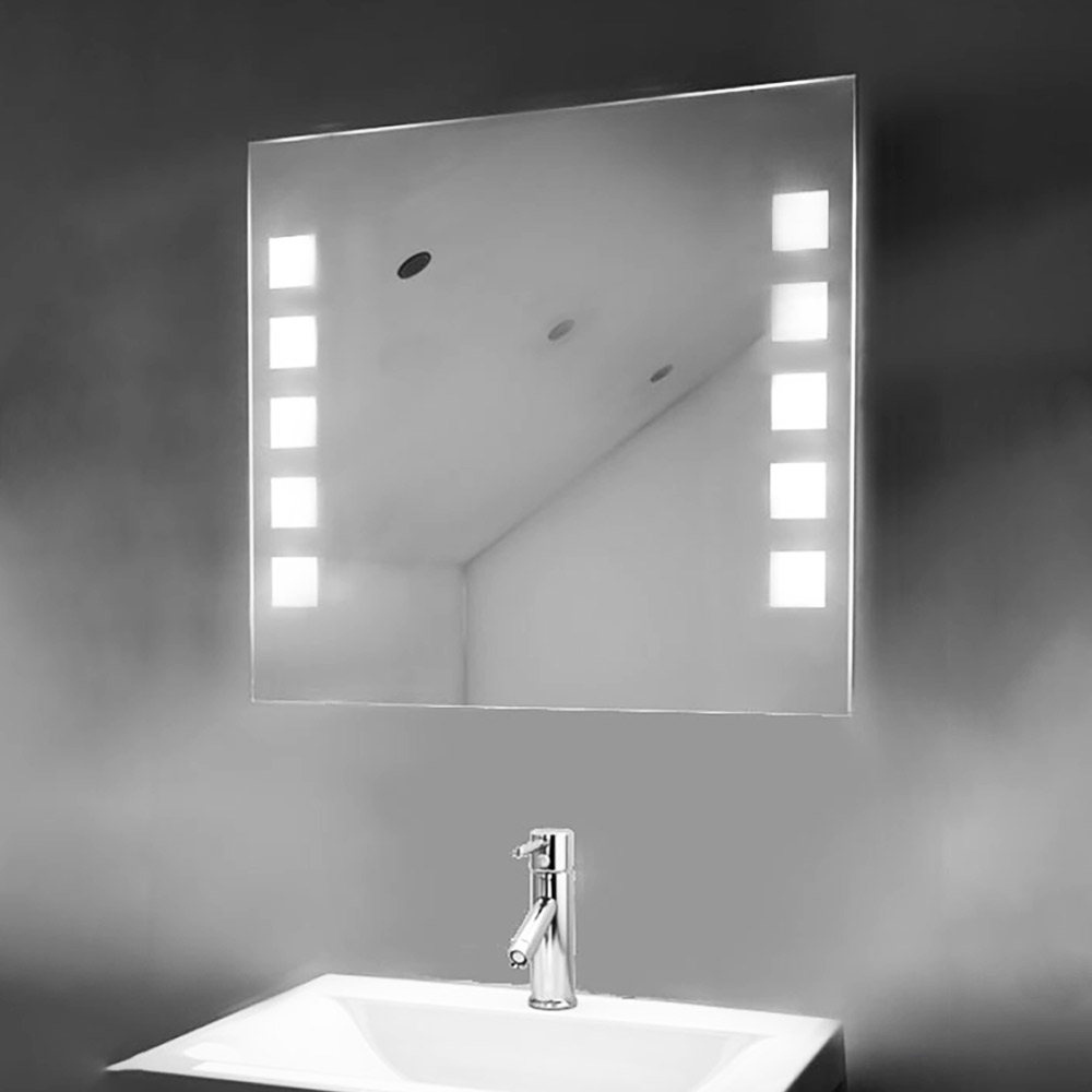 LED bathroom mirror 90X75cm illuminated