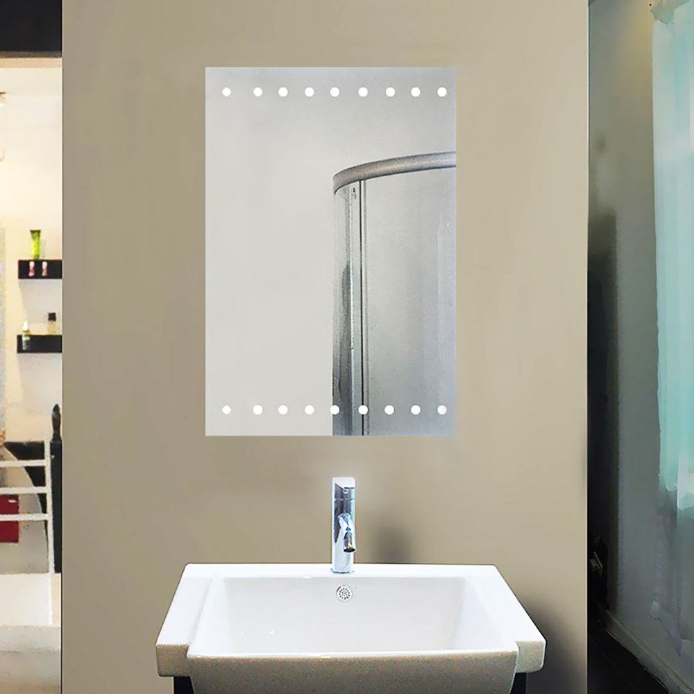 LED bathroom mirror 45X90cm lit up and down