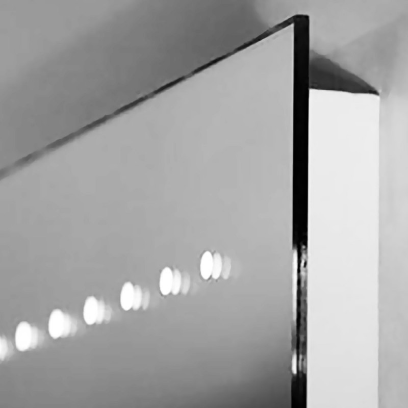 LED bathroom mirror 45X90cm lit up and down