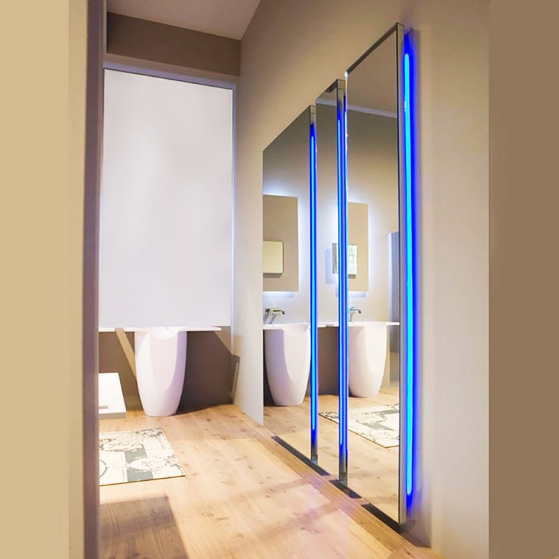 Set of 3 led mirrors RGBW 2 pcs 60x200cm and 1 pc 35x200cm