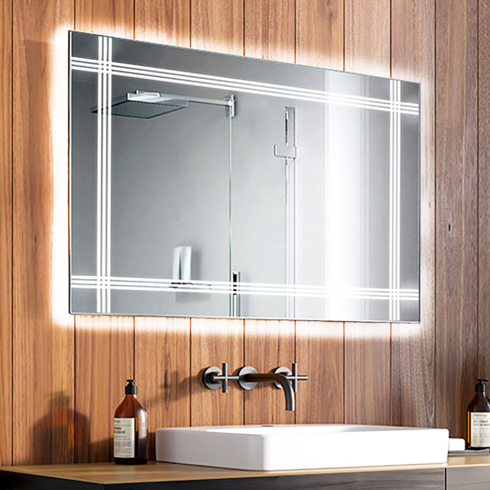 LED mirror 90X75cm