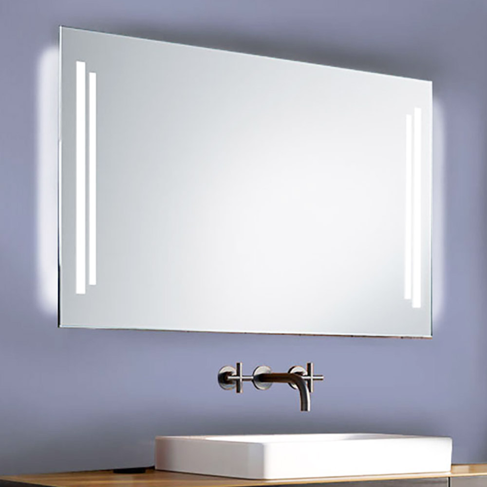 LED bathroom mirror 90X75cm illuminated