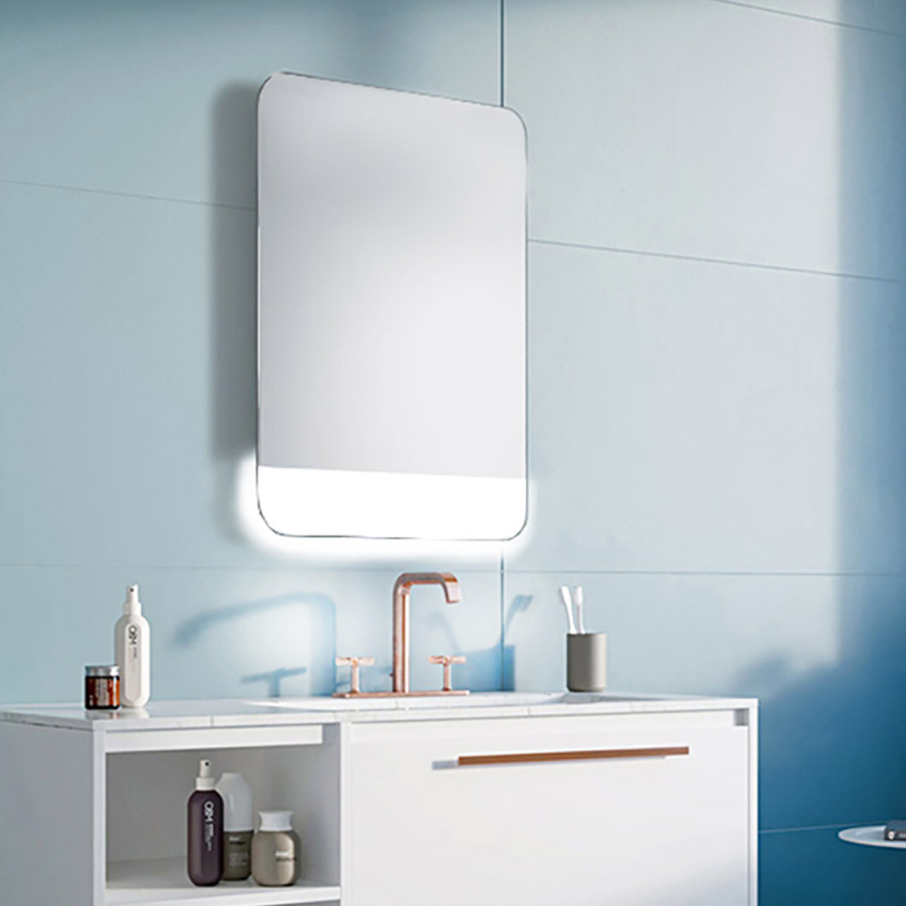 Led mirror 60x80cm - 90x75cm with rounded corners