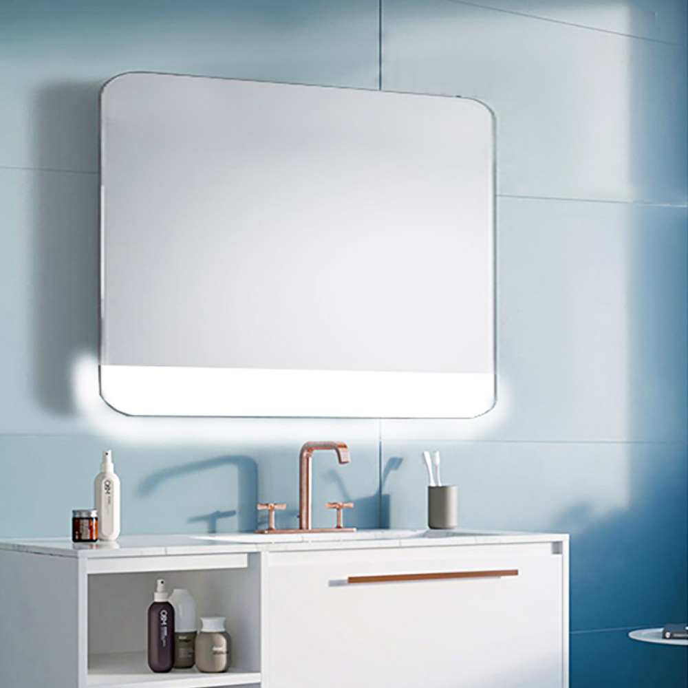 Led mirror 60x80cm - 90x75cm with rounded corners