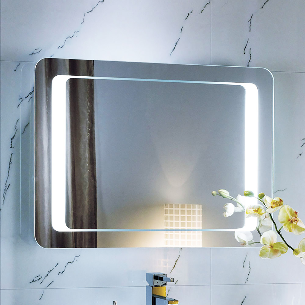 LED mirror 90X75cm