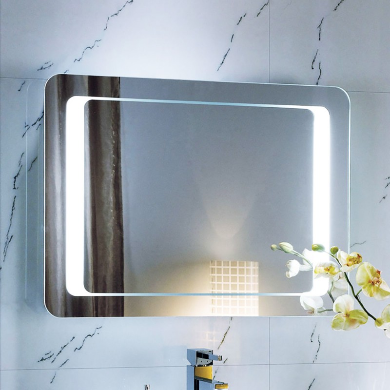 LED mirror 90X75cm