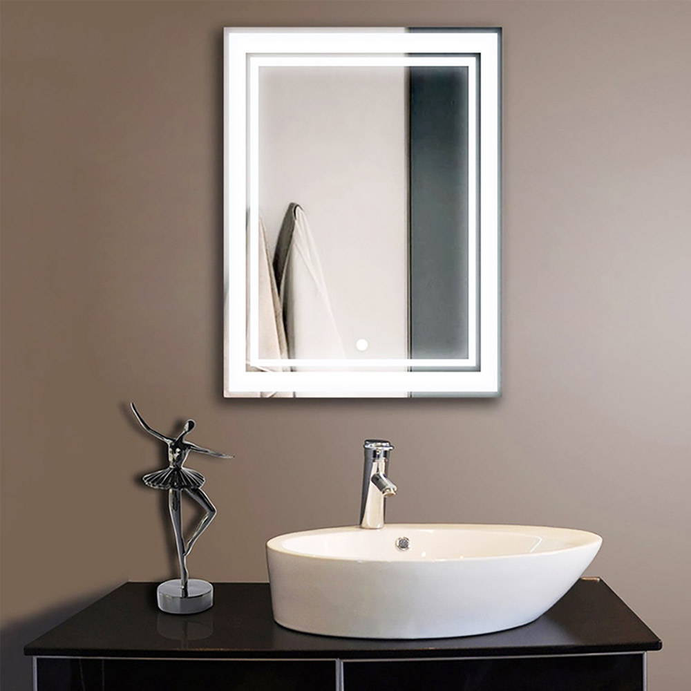 Led mirror 70X90cm with Touch Button