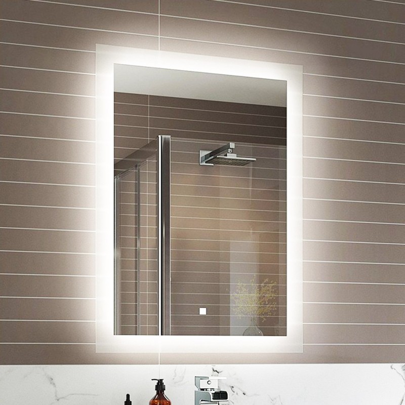 Square LED mirror 60x80cm - 80x80cm - 90x90cm