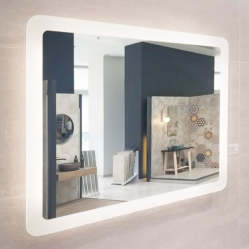 Led mirror 60x80cm - 90x75cm with sandblasted