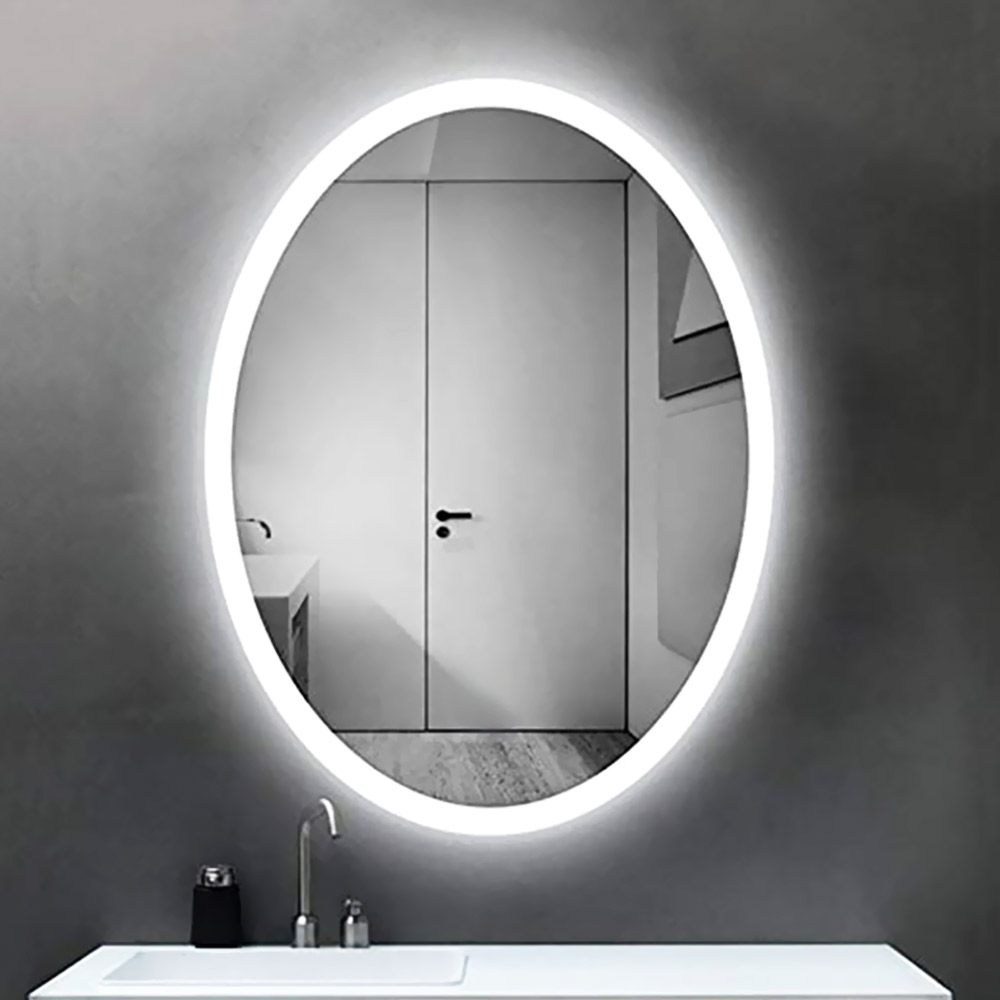 LED mirror 60x80cm - 60x90cm oval