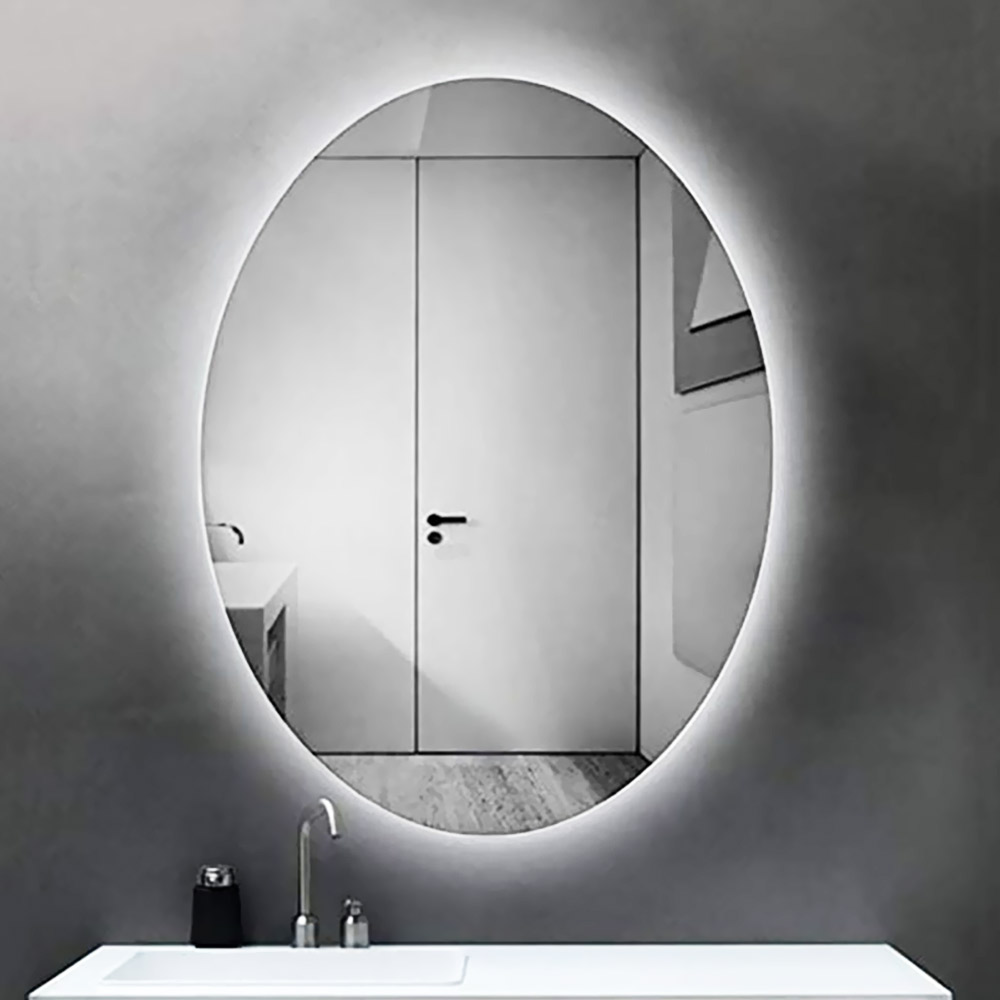 LED mirror 60x80cm - 60x90cm oval