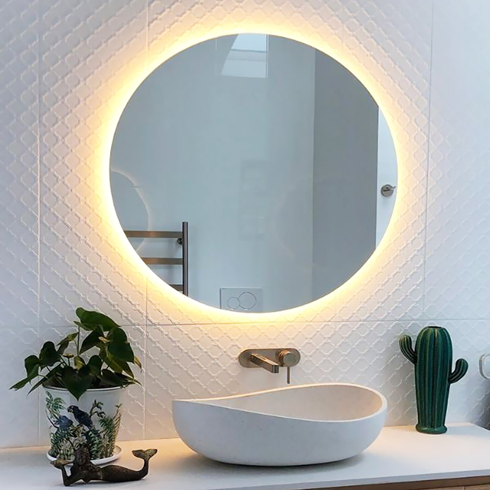 LED mirror Ø60cm - Ø90cm with Flex silicone tube