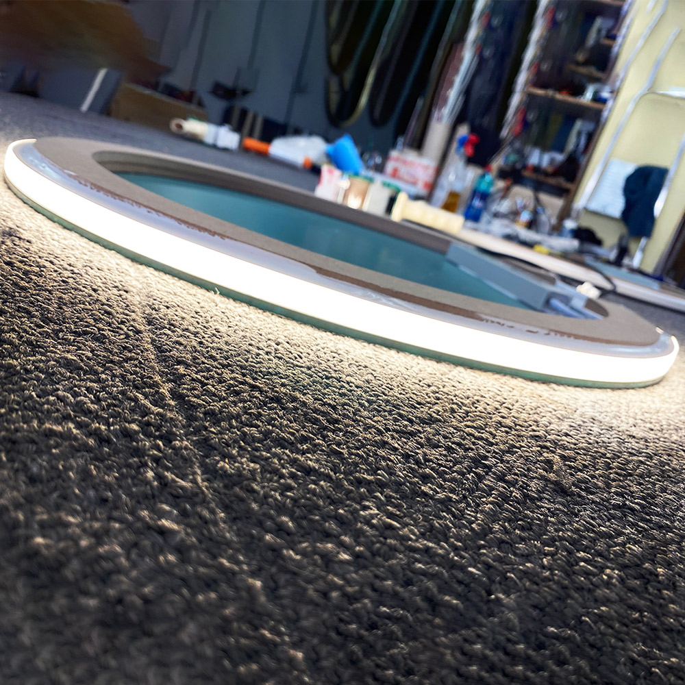 LED mirror Ø60cm - Ø90cm with Flex silicone tube