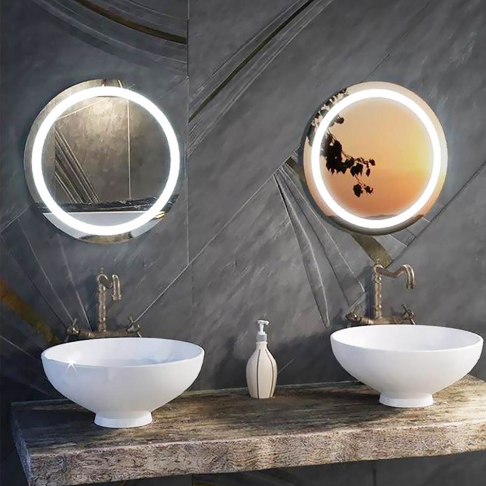 Led mirror round Ø60cm - Ø90cm