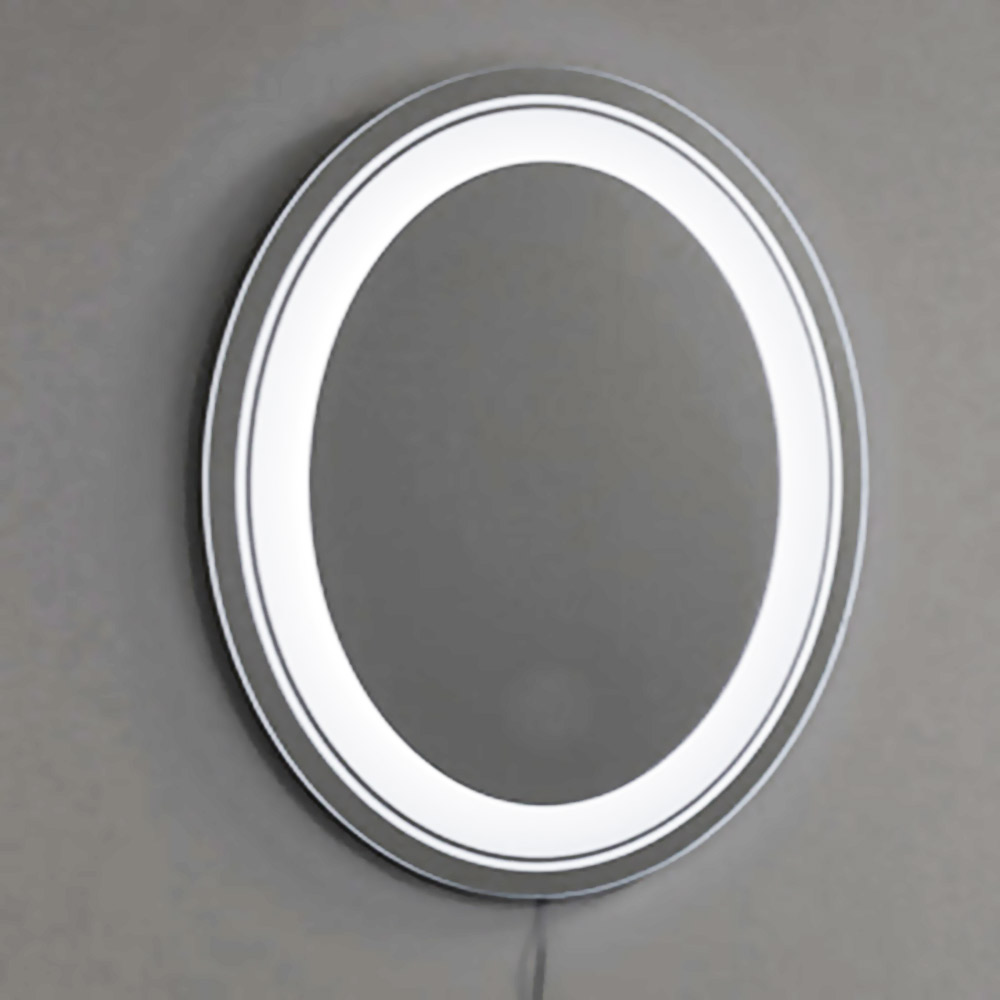 Led bathroom mirror round Ø60cm illuminated