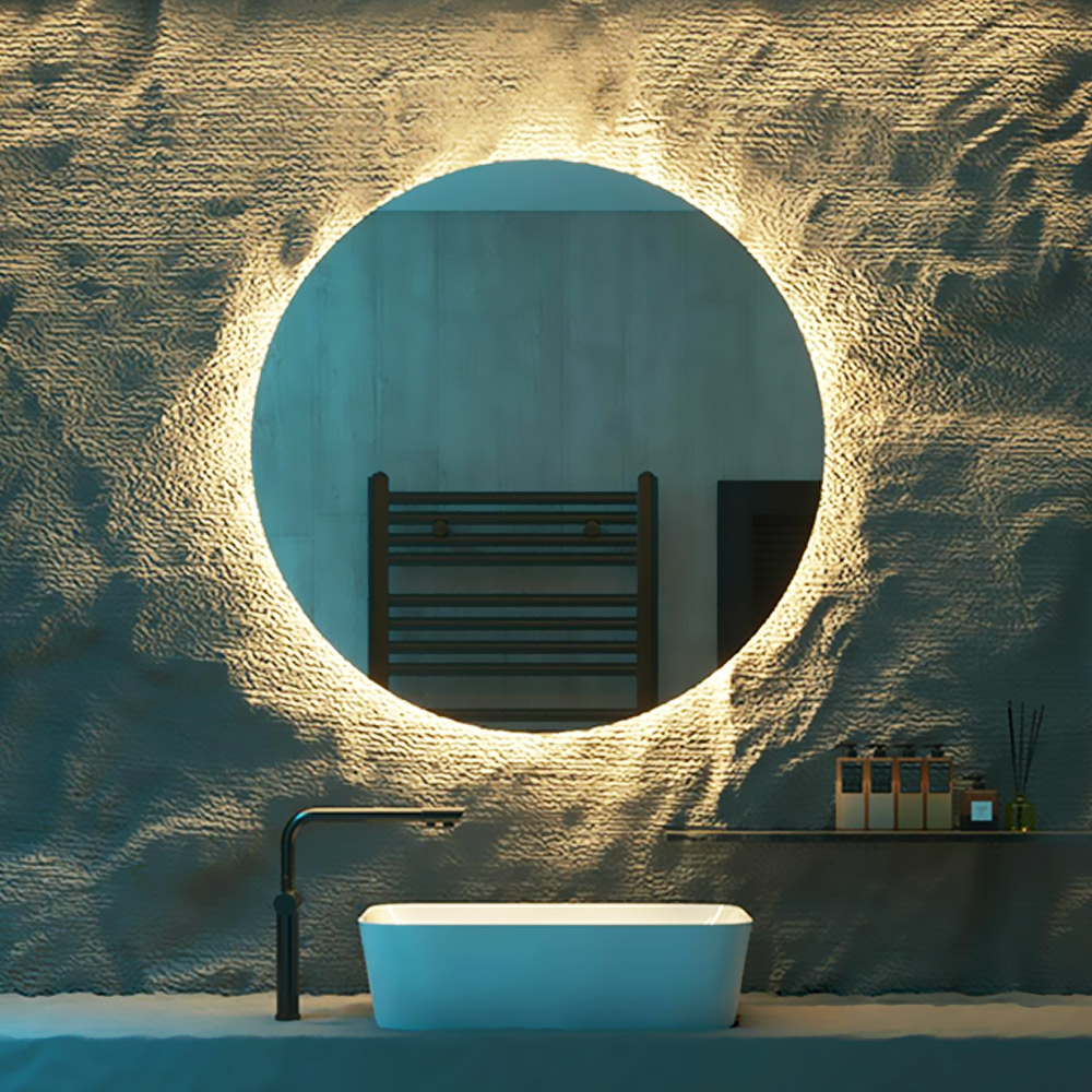 Round led bathroom mirror Φ40cm - Φ120cm