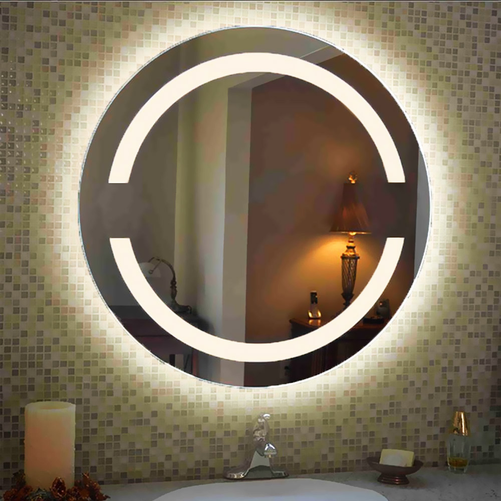 Round LED mirror Ø60cm - Ø90cm