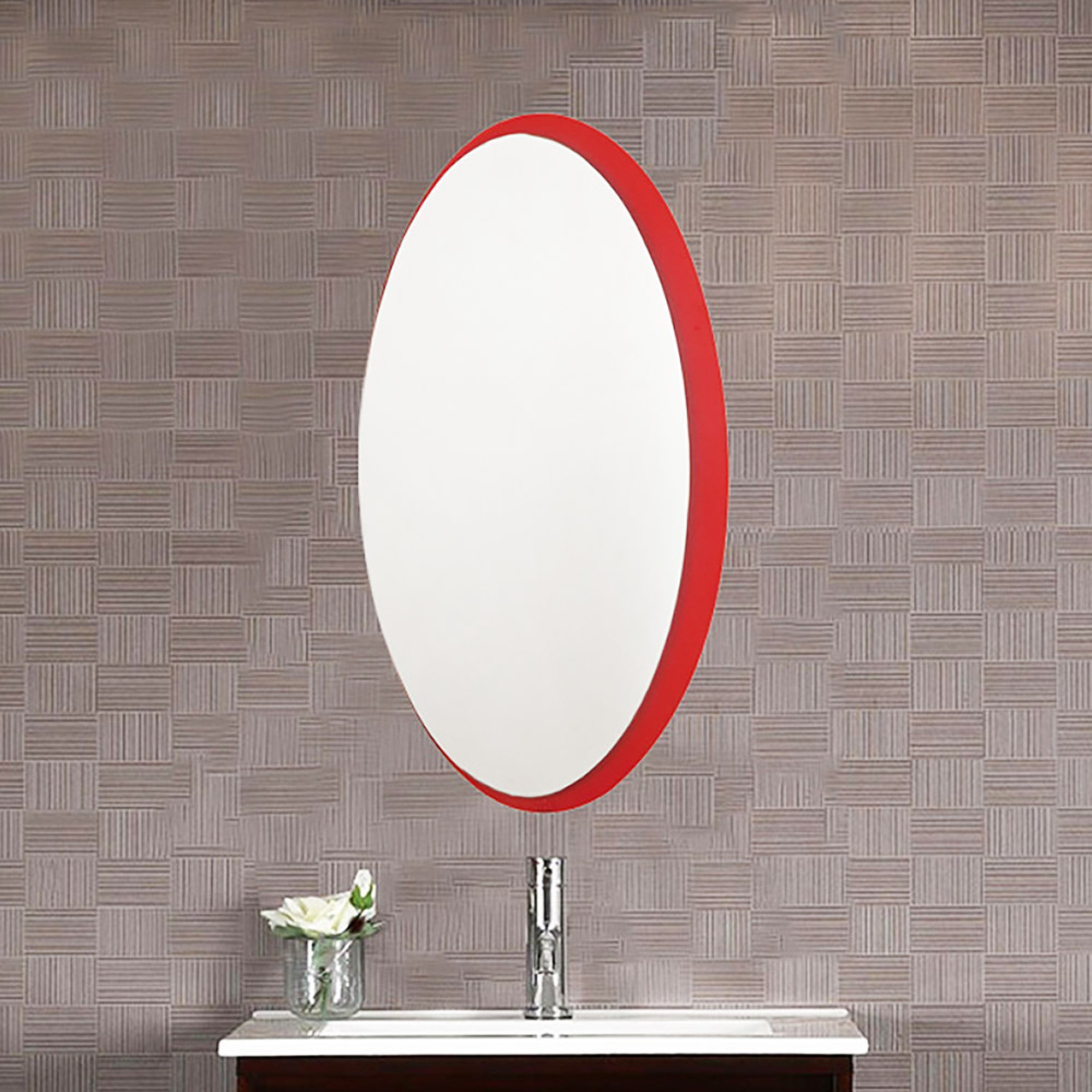 Mirror oval lacobel 45x80cm