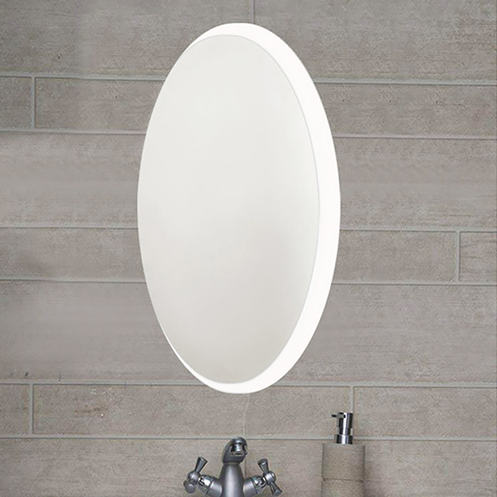 Mirror oval lacobel 45x80cm