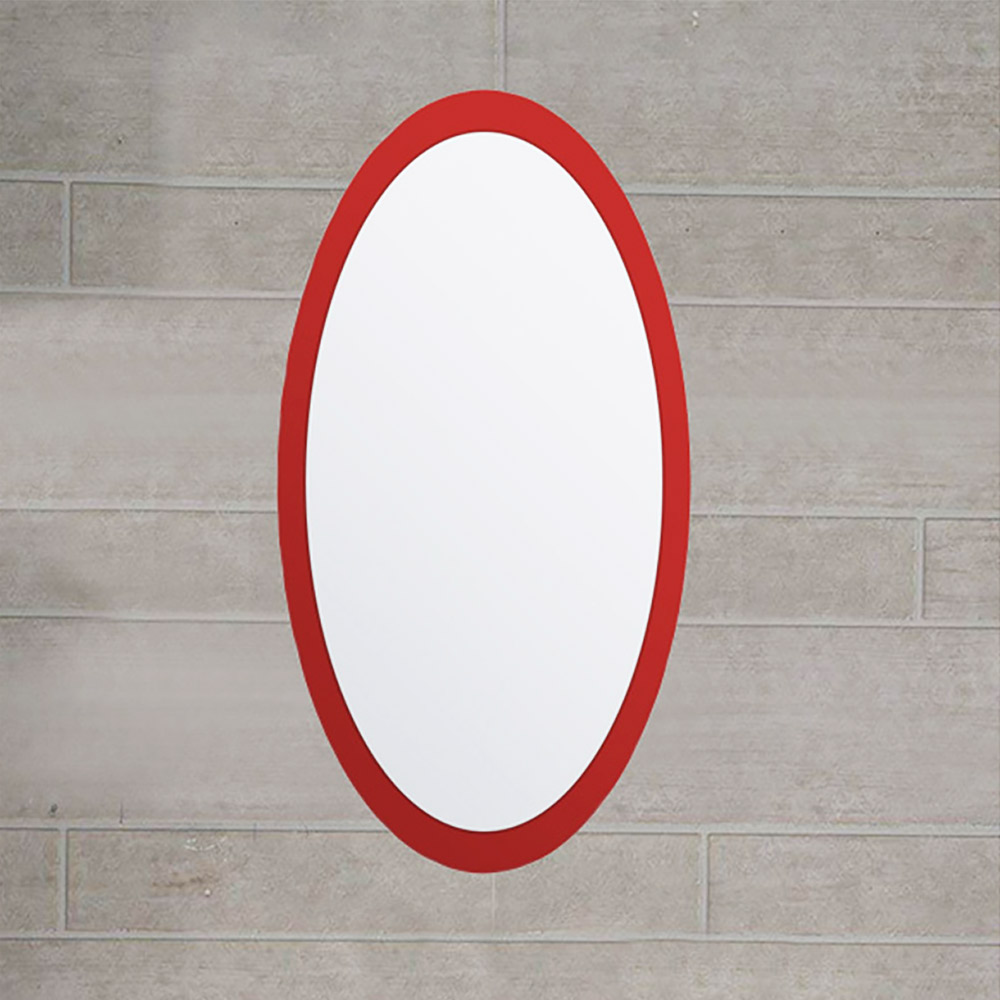 Mirror oval lacobel 40x80cm