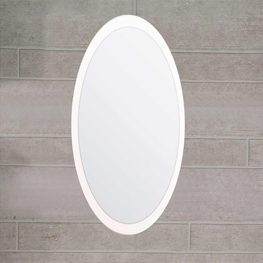 Mirror oval lacobel 40x80cm