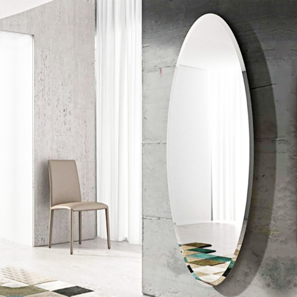 Oval mirror 60x180cm