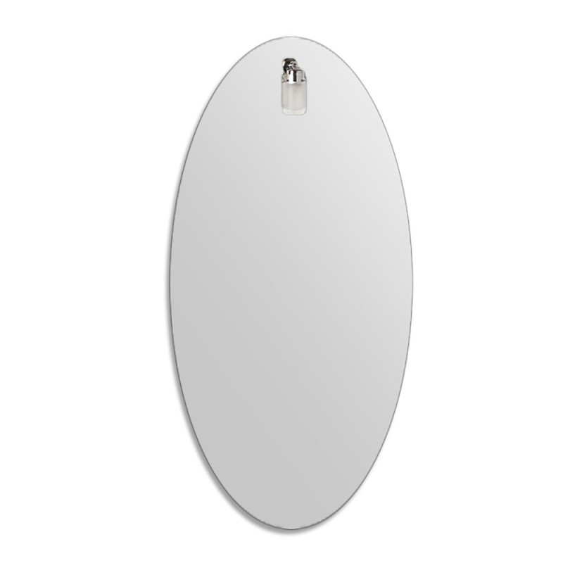  Oval mirror 40x80cm - 60x90cm hanging with lamp