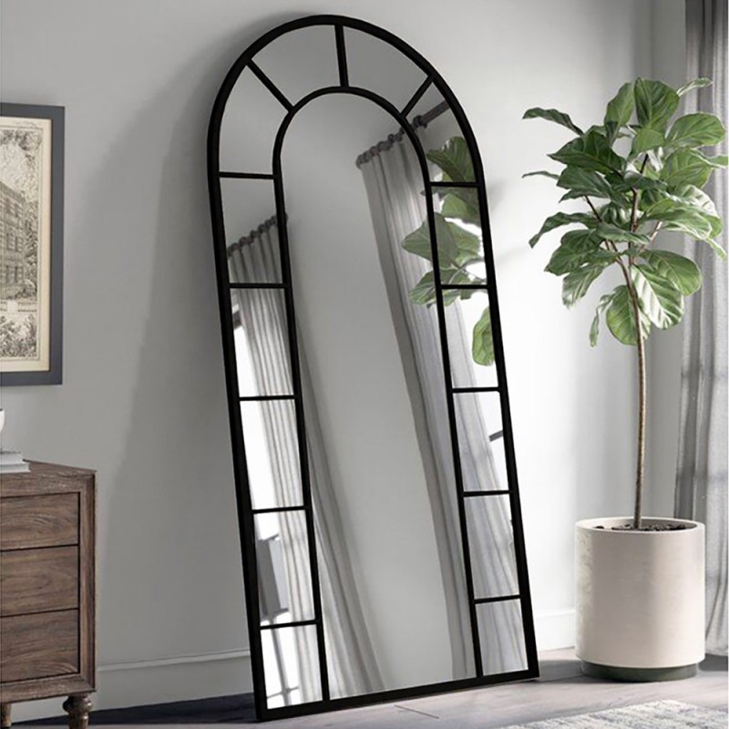 Mirror 90x200cm with painted arch