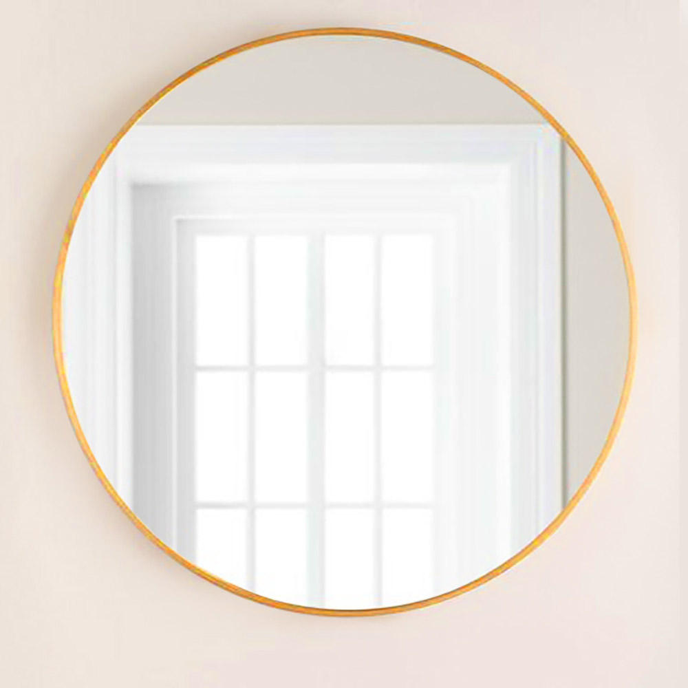 Round mirror Ø50cm - Ø90cm with paint border