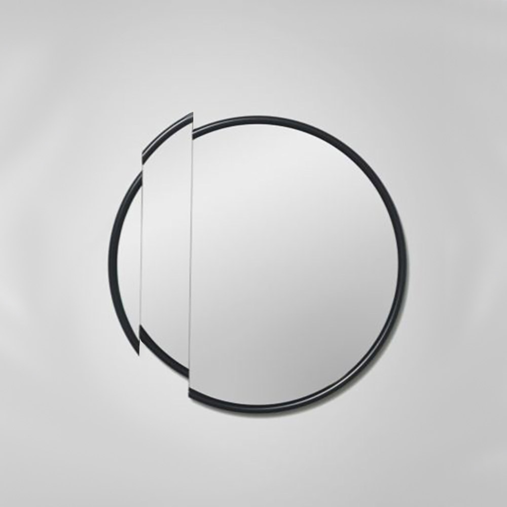 Round mirrorØ70cm - Ø90cm with paint border