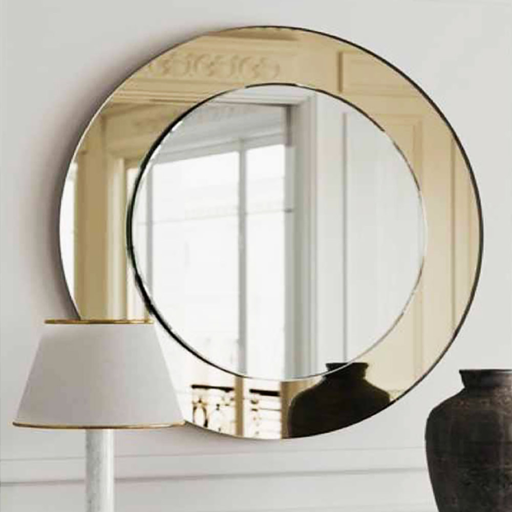 Mirror round Φ70cm - Φ90cm with crystal